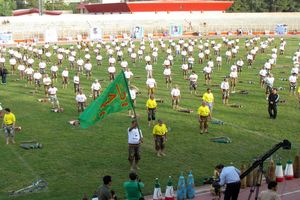 همایش نمادین هزارنفری باستانی‌کاران کرمانشاه برگزار شد