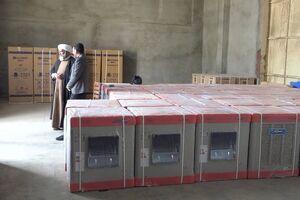 توزیع 68 قلم کالای اساسی به ارزش 550 میلیون تومان توسط کمیته امداد حاجی‌آباد