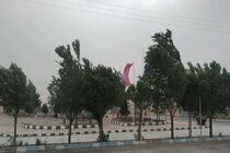 بارش در تهران در پی وزش باد شدید و گرد و خاک تضعیف می شود 