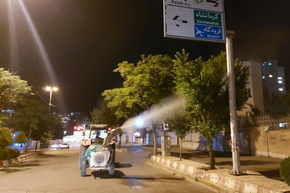 سمپاشی بهاره درختان