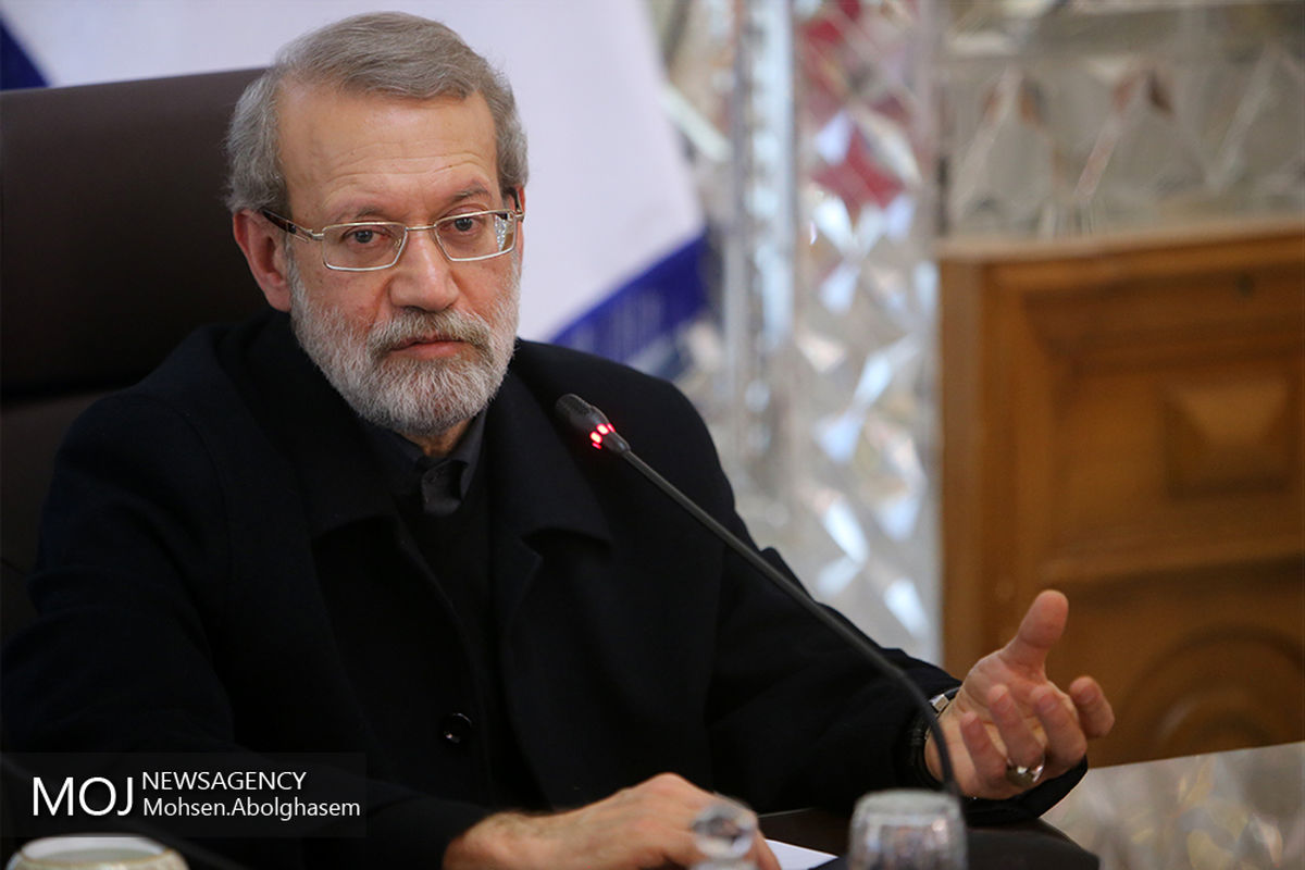 دیدار ستاد برگزاری چهلمین سالگرد پیروزی انقلاب اسلامی با لاریجانی/علی لاریجانی رییس مجلس