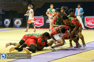 دیدار تیم های ملی کبدی جوانان ایران و بنگلادش