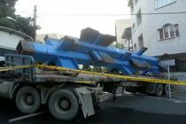 حاثه آفرینی یک دستگاه تریلر در خیابان فرمانیه 