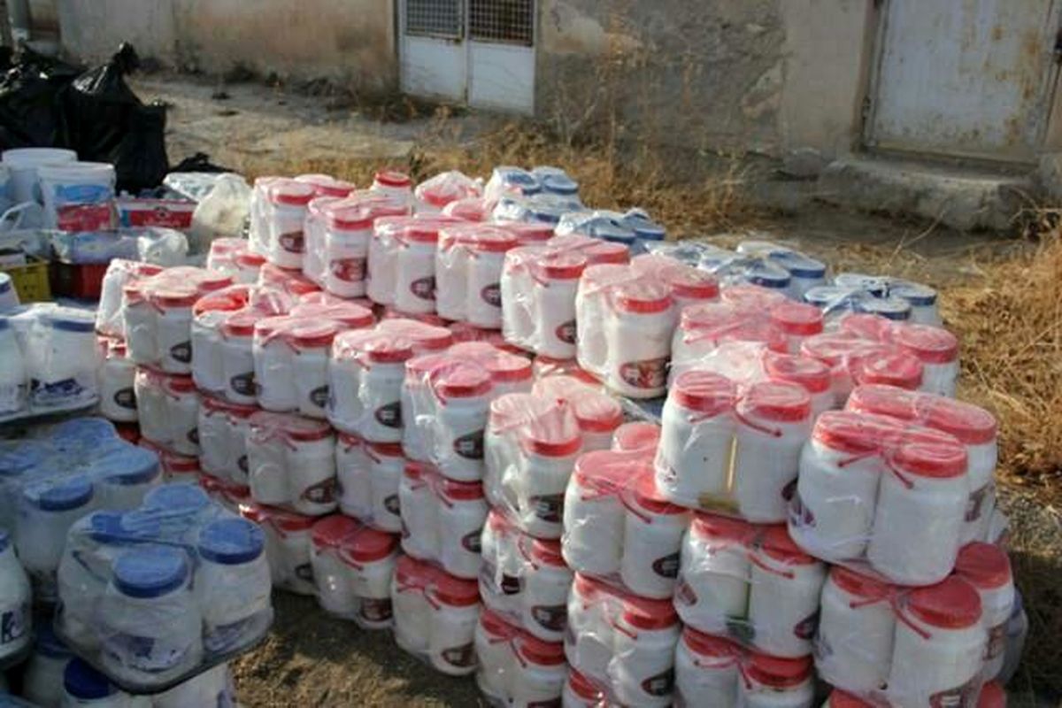 کشف محموله ۲ تنی لبنیات فاسد