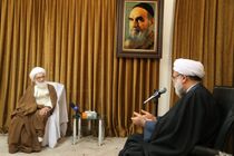 دیدار تولیت آستان قدس رضوی با آیت الله نوری همدانی و جوادی آملی