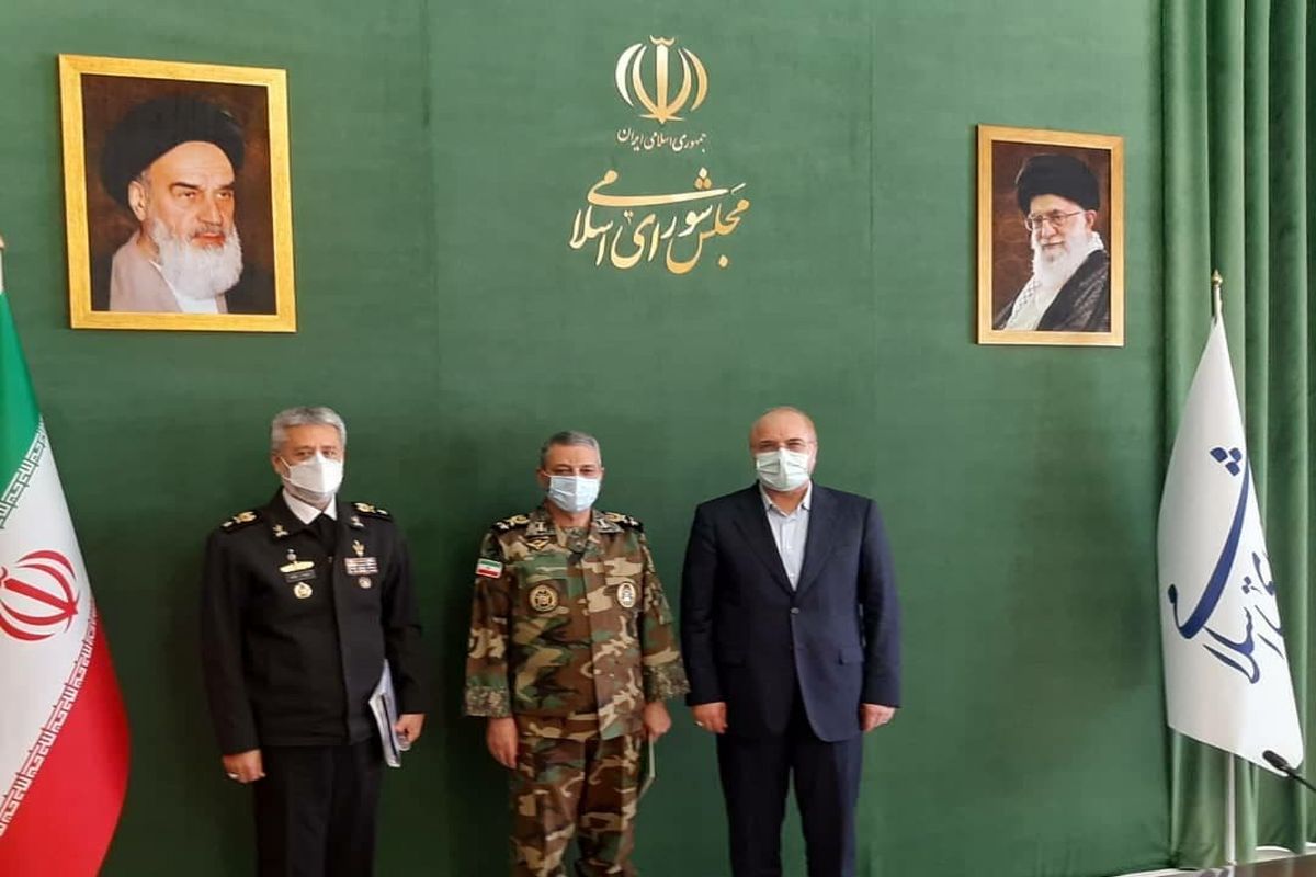 دیدار فرمانده کل ارتش با قالیباف