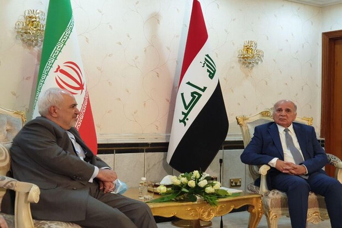 دیدار ظریف با همتای عراقی خود