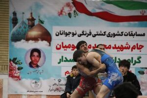 کشتی فرنگی قم قهرمان مسابقات کشوری شد