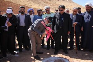 پروژه ساخت جاده روستایی در ابوالفارس رامهرمز کلنگ‌زنی شد