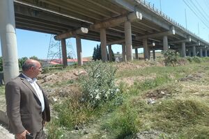شهردار نکا وضعیت منطقه خشک‌آبندان را بررسی کرد