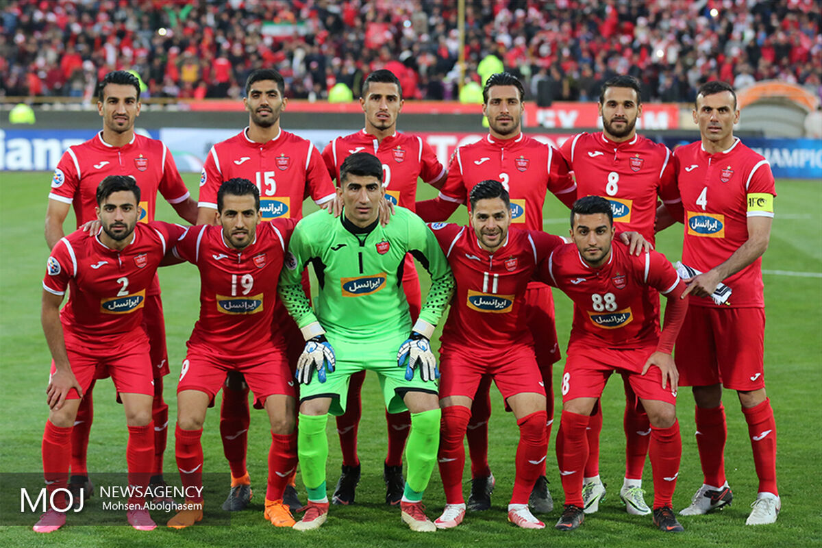 دیدار تیم های فوتبال پرسپولیس ایران و السد قطر