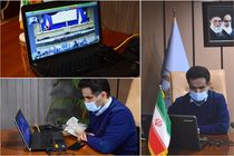 برگزاری جلسه ستاد پیشگیری , هماهنگی و فرماندهی عملیات پاسخ به بحران استان به ریاست استاندار قم به صورت ویدئو کنفرانس