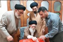 آیت‌الله محمودی گلپایگانی رای خود را به صندوق انداخت