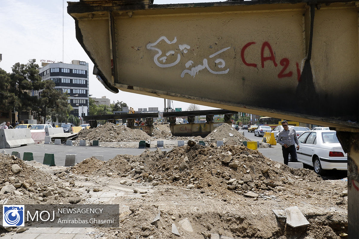 جمع آوری پل موقت گیشا پس از ۴۶ سال