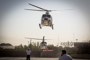 حادثه در محور چالوس/مصدومان با بالگرد اورژانس منتقل شدند