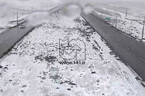 بارش برف و باران در برخی از محورهای شمالی و شرقی کشور