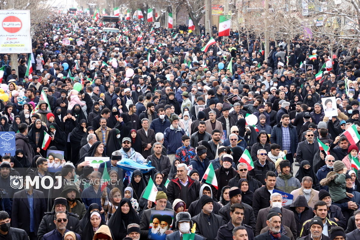 راهپیمایی 22 بهمن در کرمانشاه