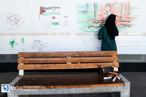 رویداد طراحی دیواری با ماژیک