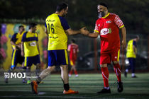 بازی خیرخواهانه فوتبال اهالی رسانه و جامعه مداحان