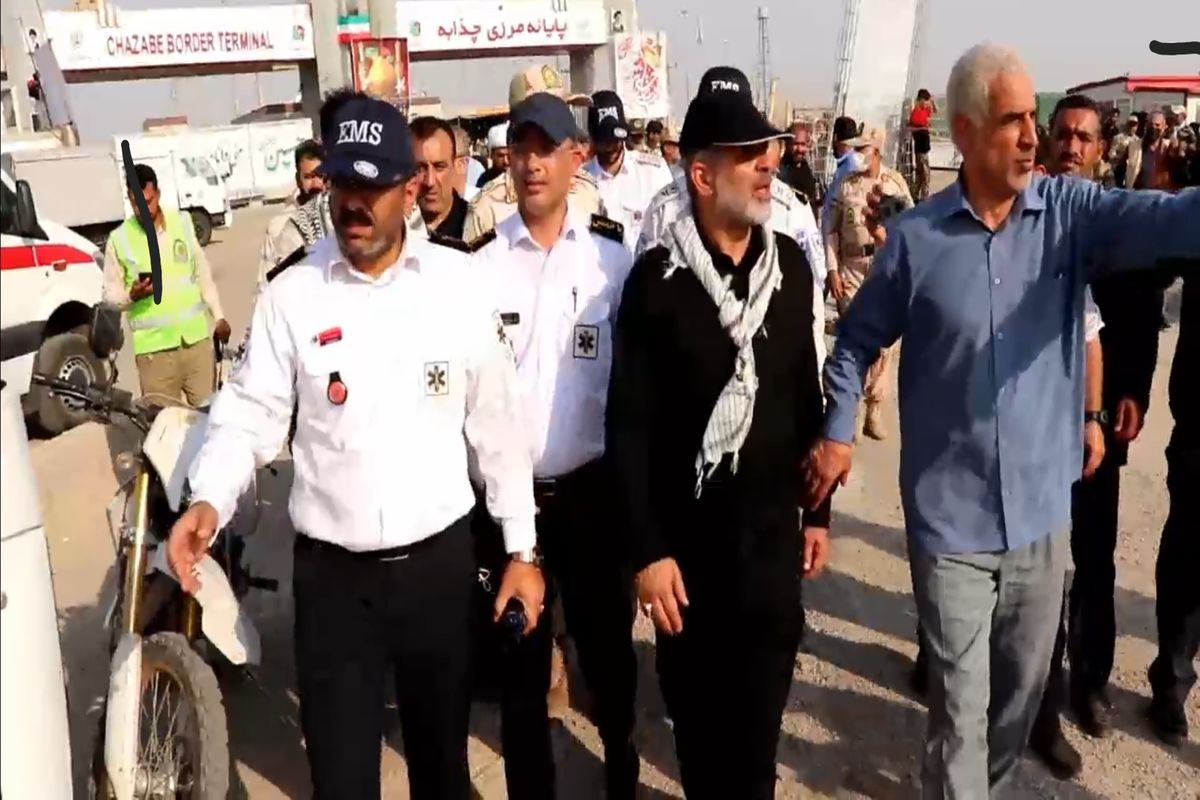 بازدید وزیر کشور از مرز چذابه