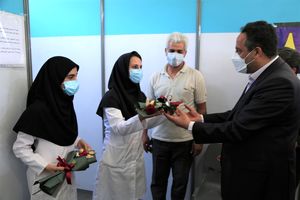 تجلیل از کادر بهداشت و درمان صحرایی الزهرا اصفهان

