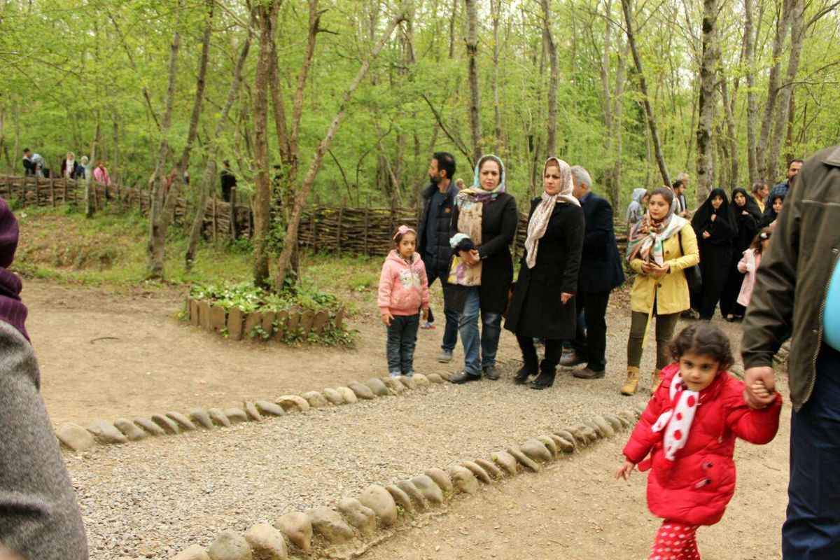 استقبال مسافران نوروزی از موزه میراث روستایی گیلان