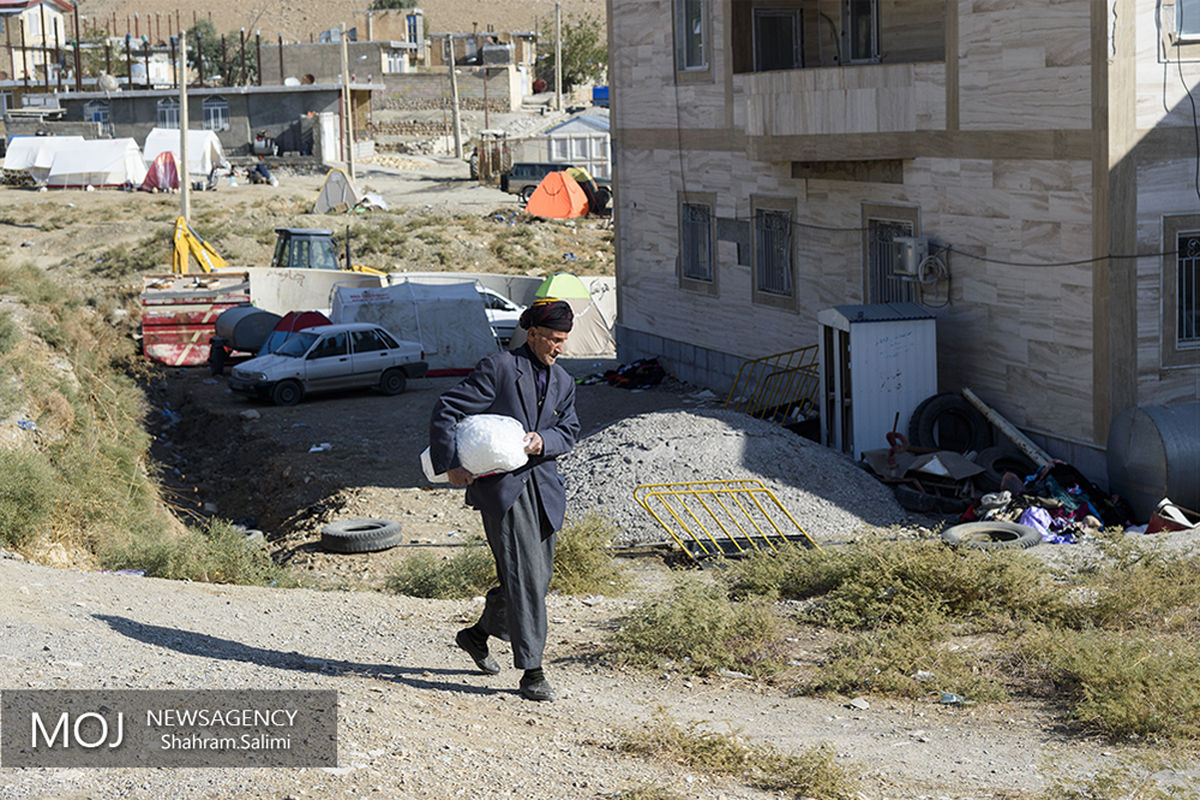 وضعیت «ازگله» پس از زلزله