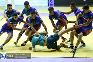 دیدار تیم های ملی کبدی جوانان ایران و ترکمنستان