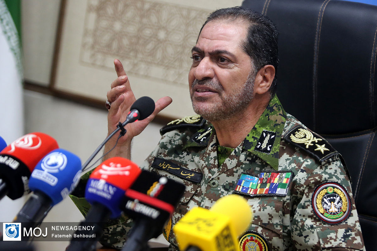 نشست خبری فرمانده نیروی پدافند هوایی ارتش