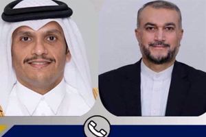 وزاری خارجه ایران و قطر درباره غزه رایزنی کردند