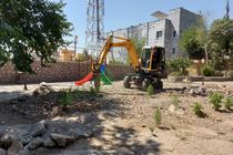 عملیات احداث بوستان موسیقی در پارک سپیدار سنندج آغاز شد