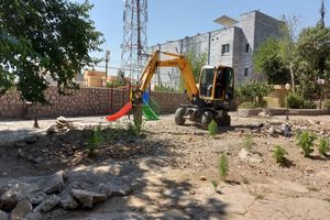 عملیات احداث بوستان موسیقی در پارک سپیدار سنندج آغاز شد