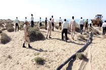 انهدام خط لوله 20 کیلومتری انتقال سوخت قاچاق در میناب