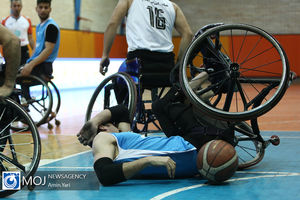 دیدار تیم های بسکتبال با ویلچر شهروند آمل و هیات خوزستان