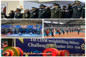 آغاز نخستین دوره مسابقات وزنه‌برداری ارتش‌های جهان در بابلسر
