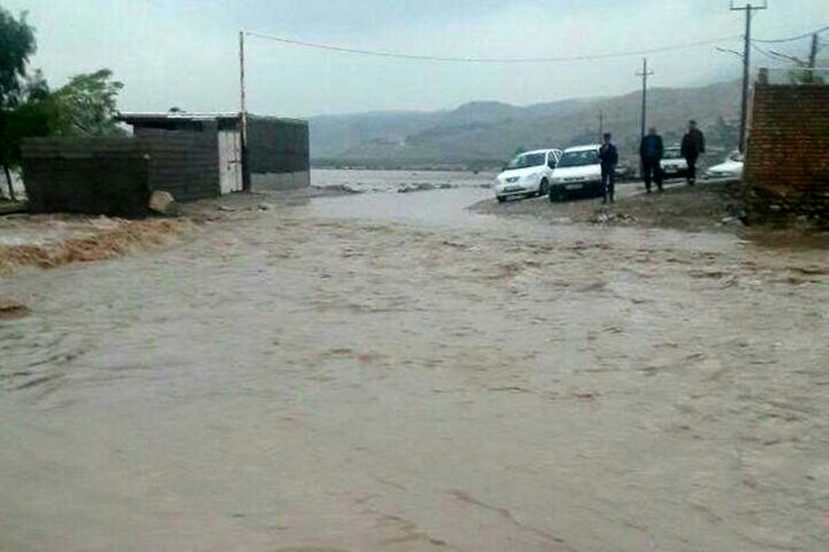 مناطق سیل زده شهرستان آق قلا