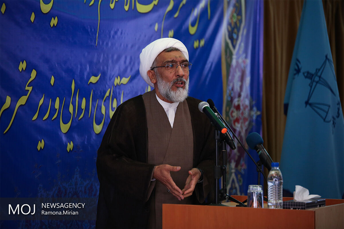 مراسم تکریم و معرفه وزیر دادگستری