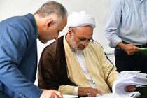 بازدید رئیس کل دادگستری مازندران از دادگستری و دادسرای تنکابن/ تأکید بر اهمیت صلح  و سازش در پرونده‌ها