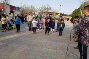 مسابقات ابداعی در بوستان‌های قم در ایام نوروز در حال اجرا است