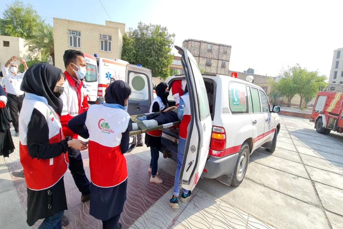 مانور زلزله+میناب