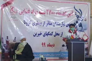 2700 بسته معیشتی نیازمندان به ارزش حدود یک میلیارد تومان توزیع شد