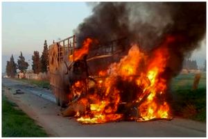 Zionist Regime drone attack on Syria