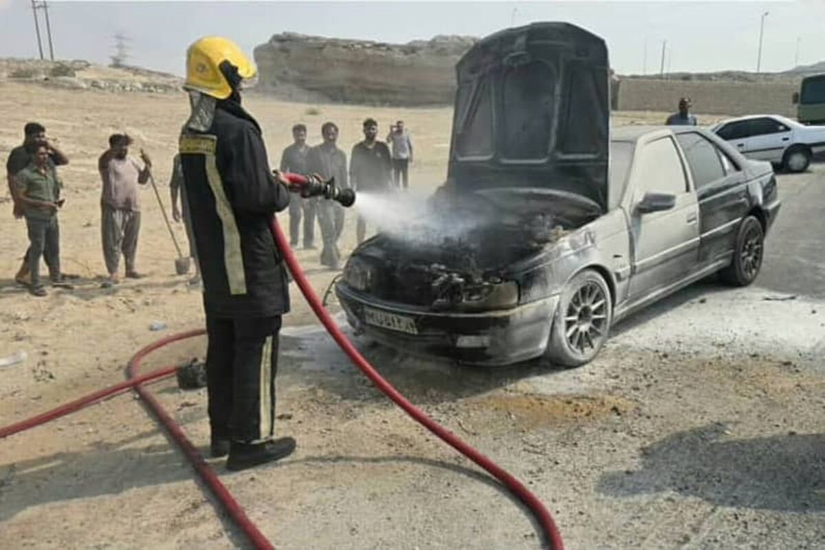 حریق خودرو 