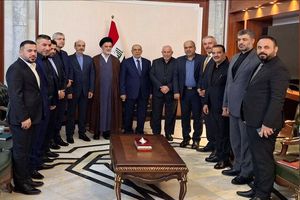هیات پارلمانی ایران با رئیس مجلس نمایندگان و کمیته دفاع و امنیت عراق دیدار کرد