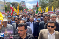  راهپیمایی حمایت از مردم مظلوم فلسطین در سراسر کشور برگزار شد
