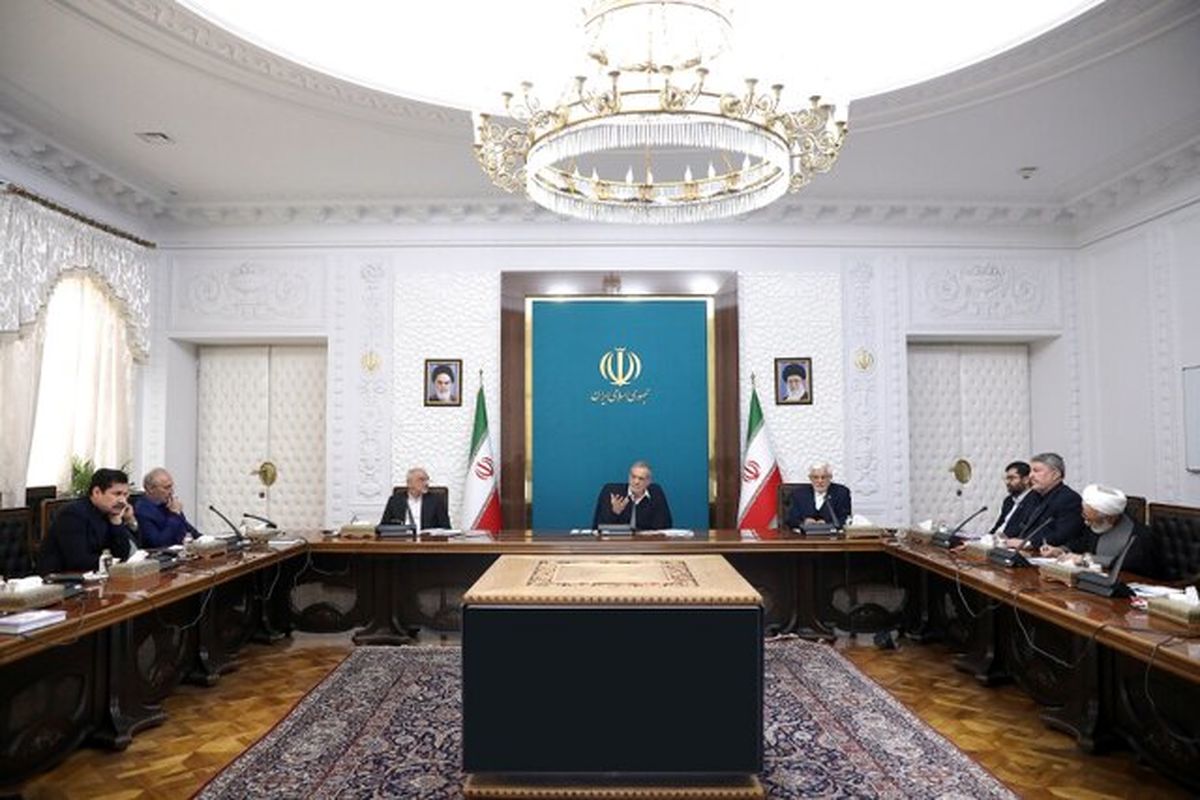 جلسه شورای هماهنگی معاونان رئیس جمهور با حضور مسعود پزشکیان