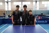 تیم‌های پسران و دختران تنیس روی میز طلا و نقره گرفتند