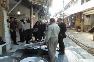 پایش بازار لنگرود توسط مامورین حفاظت محیط زیست لنگرود
