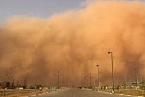 طوفان مهیب در پارسیان جان یک نفر را گرفت