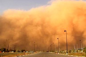 طوفان مهیب در پارسیان جان یک نفر را گرفت